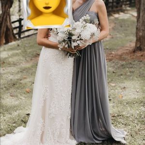 Weddington Way Slate Seraphina Bridesmaid Dress